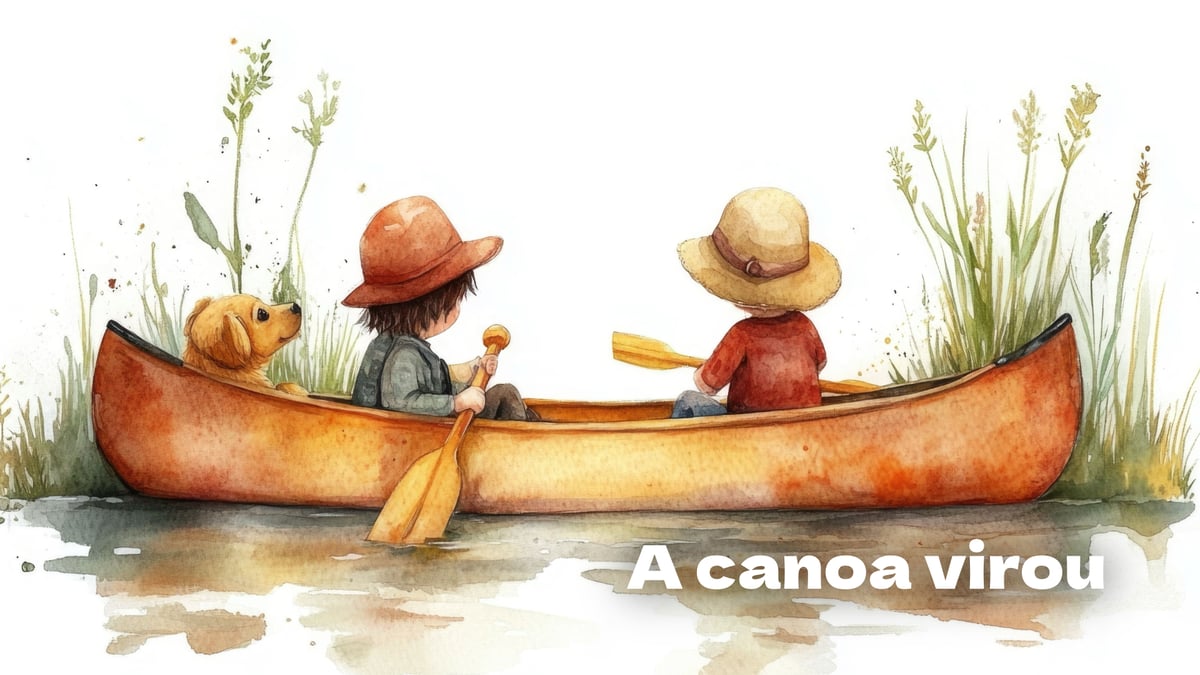 A Canoa virou, cantiga de roda