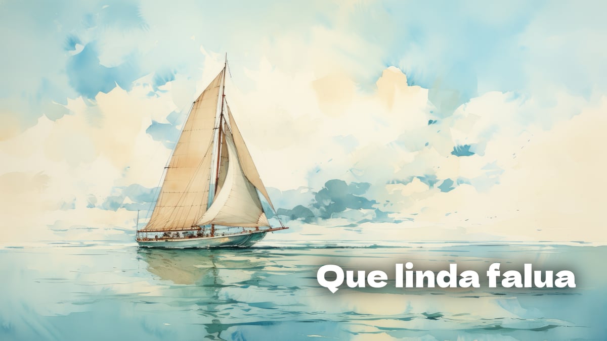 Que linda falua, cantiga de roda