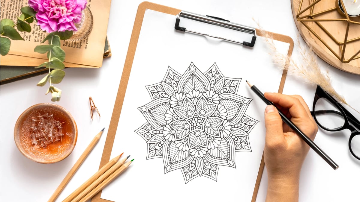 Desenhos de mandalas para imprimir e colorir