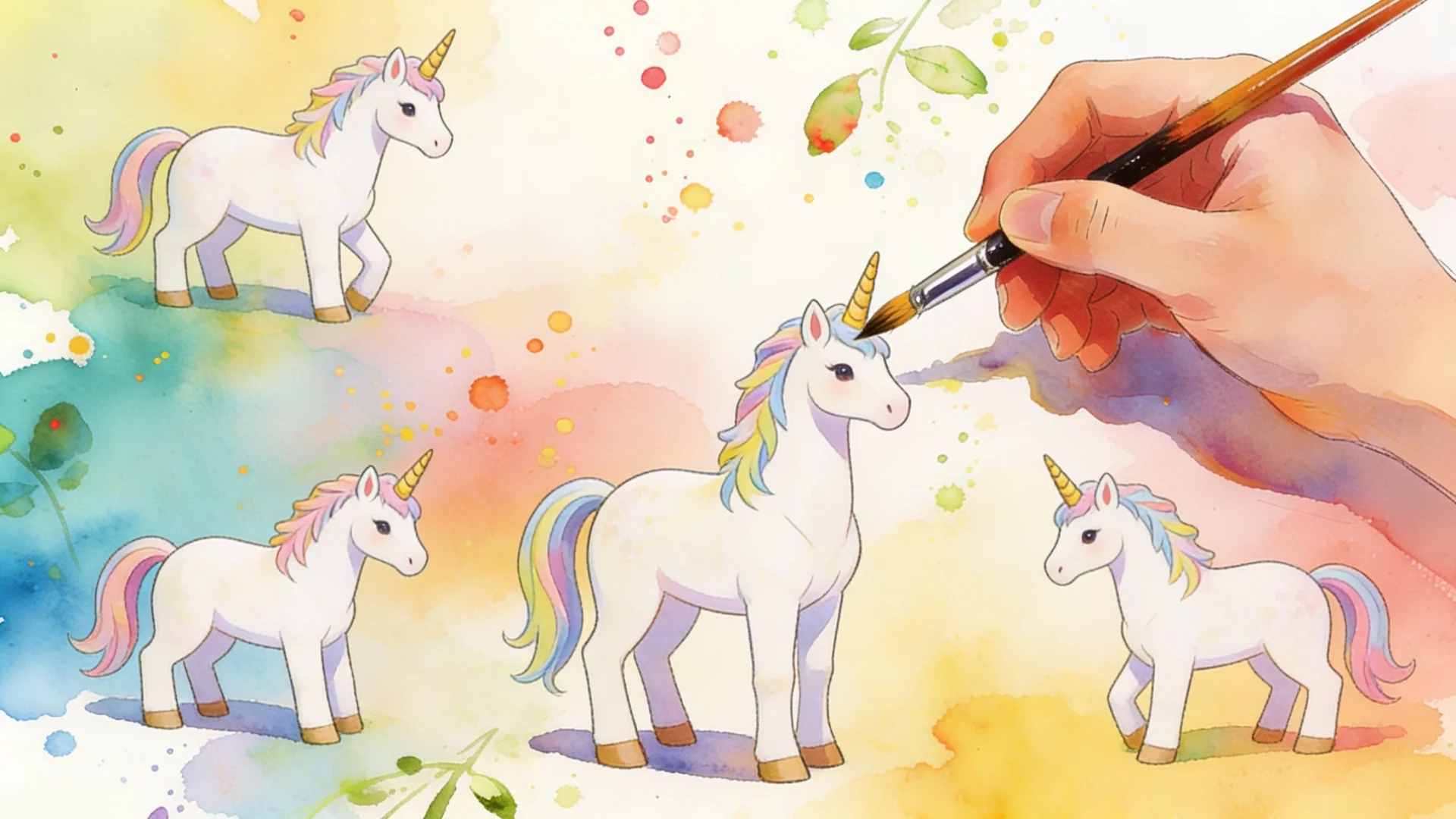 Desenhos de unicórnios para imprimir e colorir