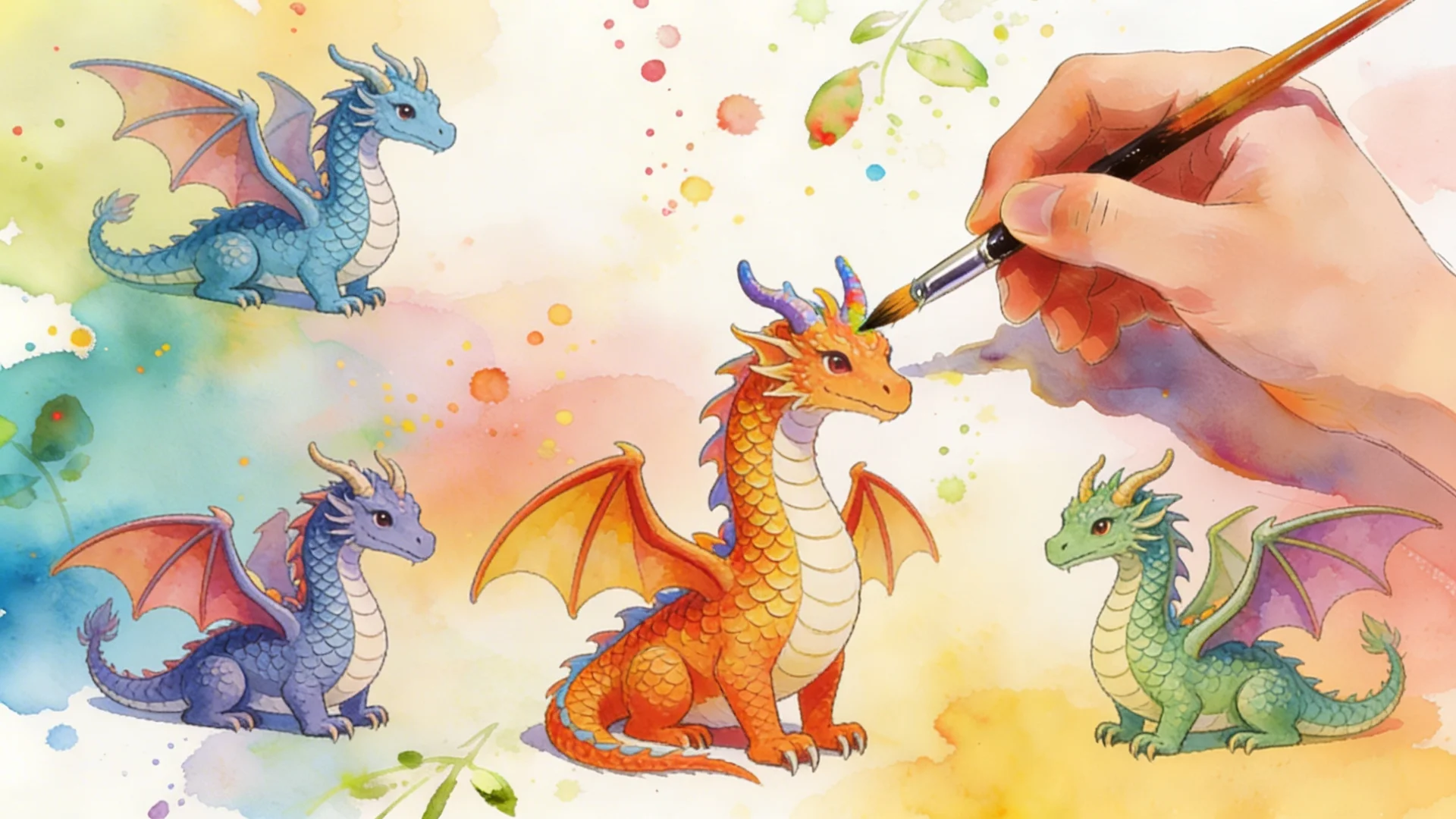 Desenhos de dragões para imprimir e colorir