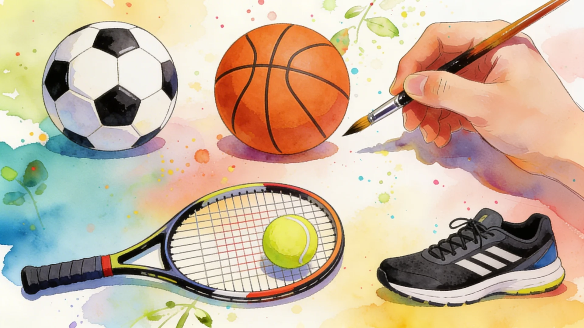 Desenhos de desportos para imprimir e colorir