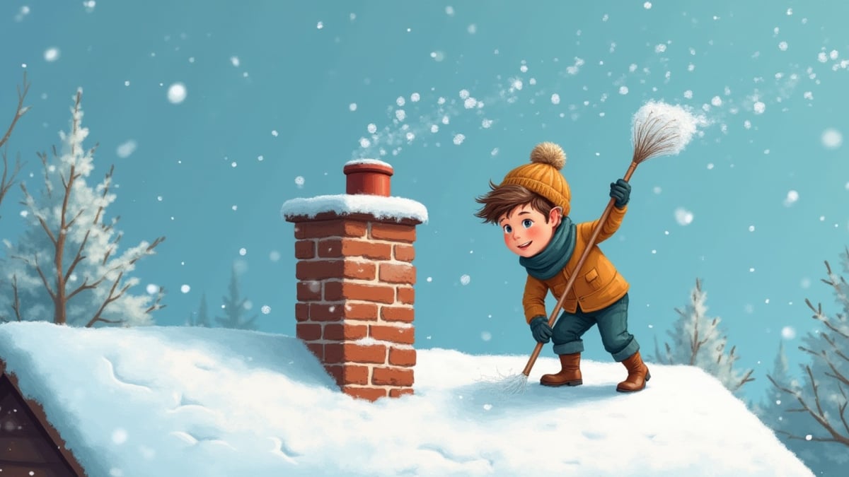 Charlie, o limpa-chaminés e o seu gato Farrusco