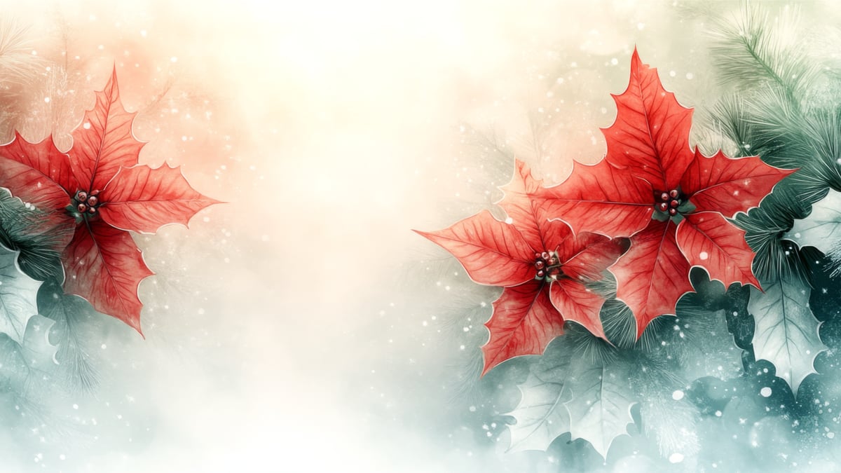 A lenda da Flor de Natal. História da menina e o milagre.