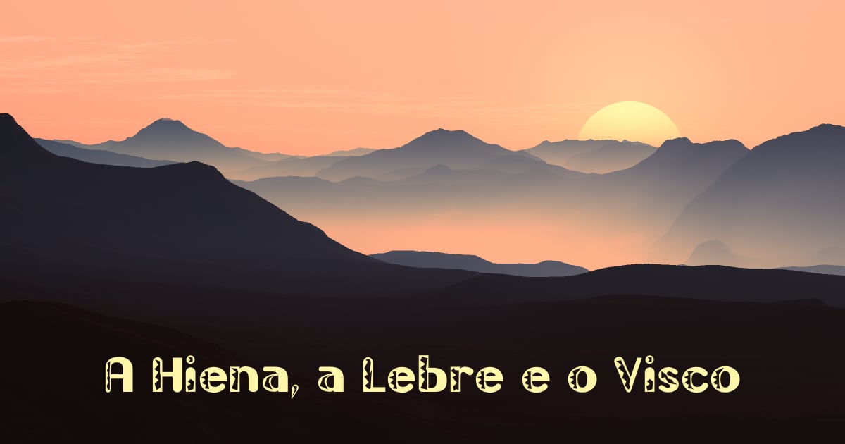 A Hiena, a Lebre e o Visco, conto tradicional de Guiné-Bissau