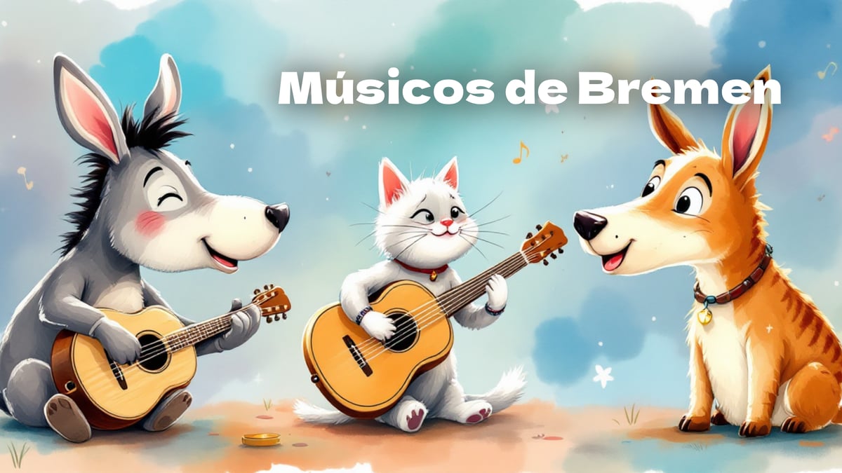 Os Músicos de Bremen, uma fábula popular dos Irmãos Grimm