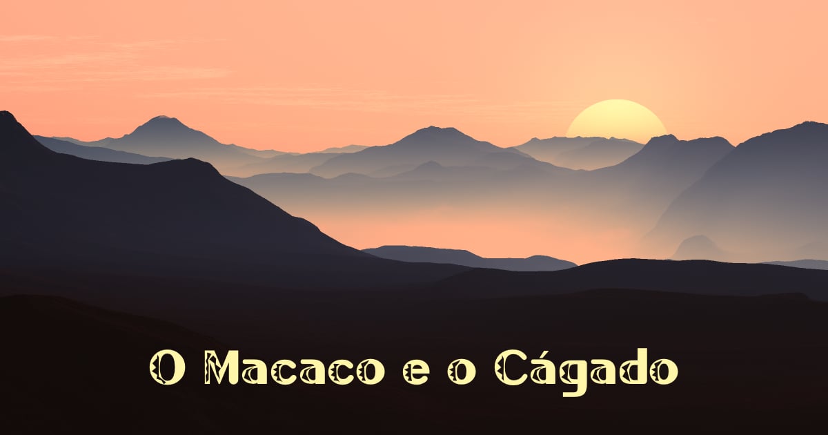 O Macaco e o Cágado, conto tradicional de Moçambique