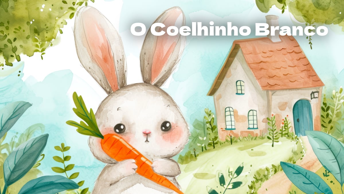O Coelhinho Branco, história adaptada de Adolfo Coelho.