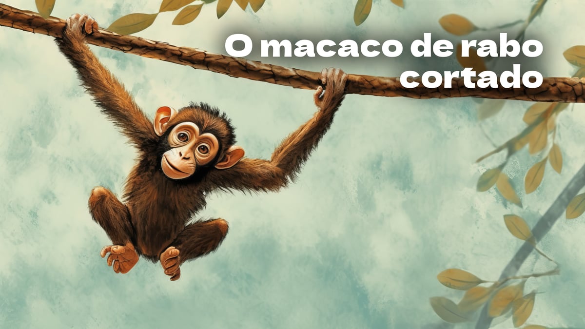O macaco de rabo cortado, conto tradicional português
