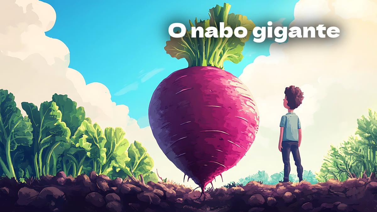 O Nabo Gigante, conto tradicional russo recontado por Alexis Tolstoi