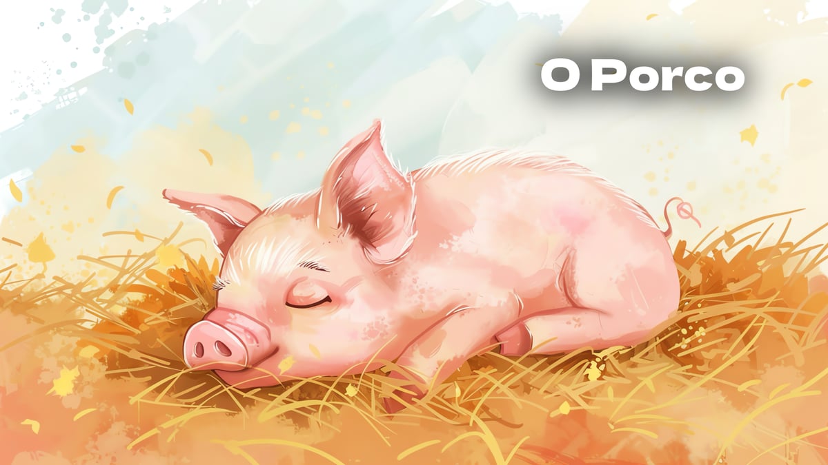 O porco conto tradicional dinamarquês