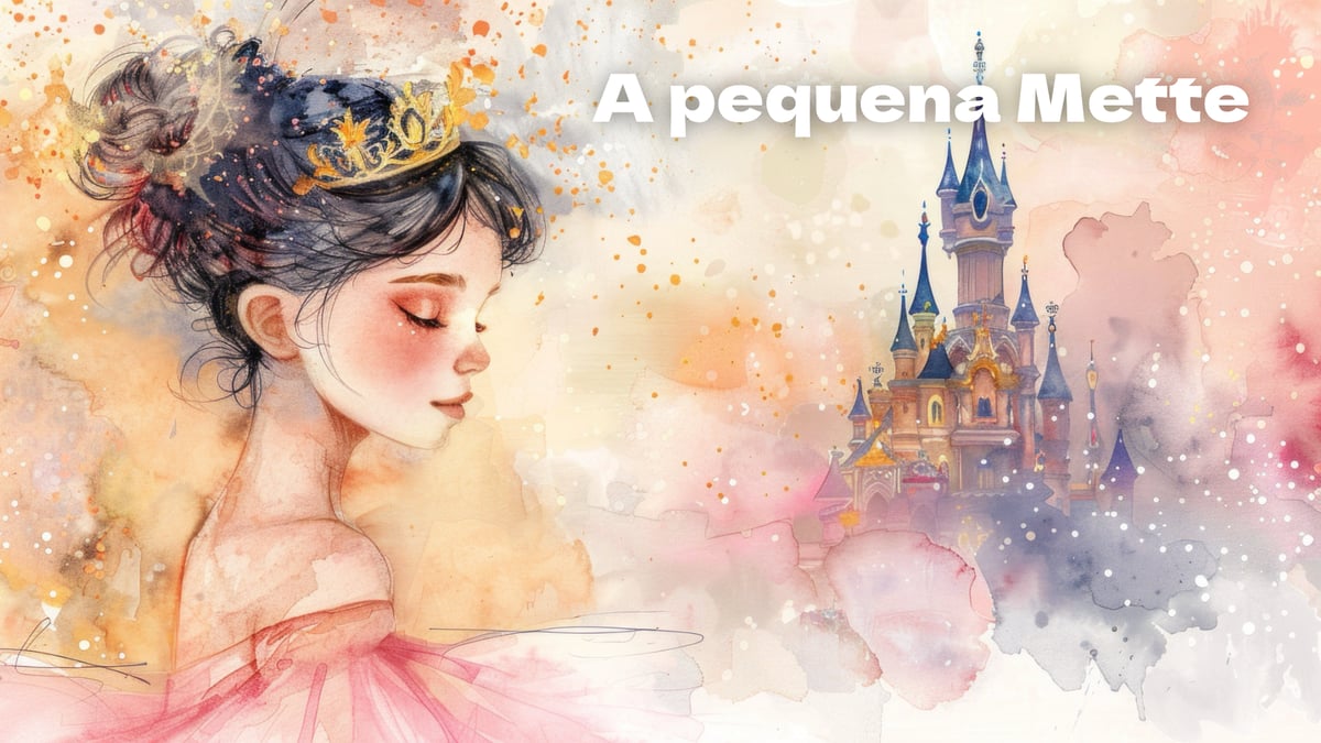 A pequena Mette conto tradicional dinamarquês