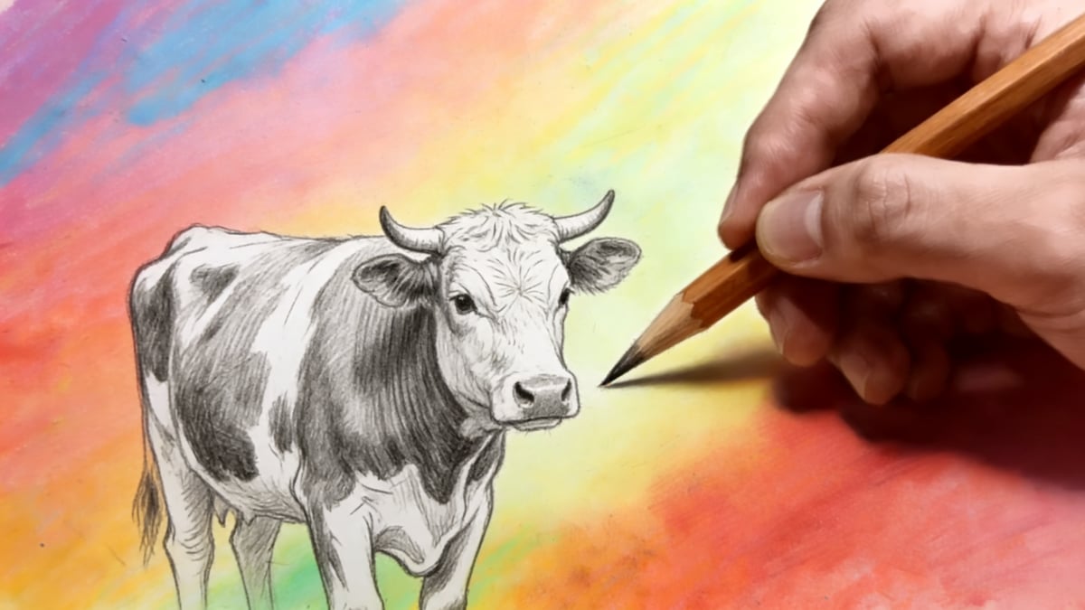 Aprende a desenhar vacas