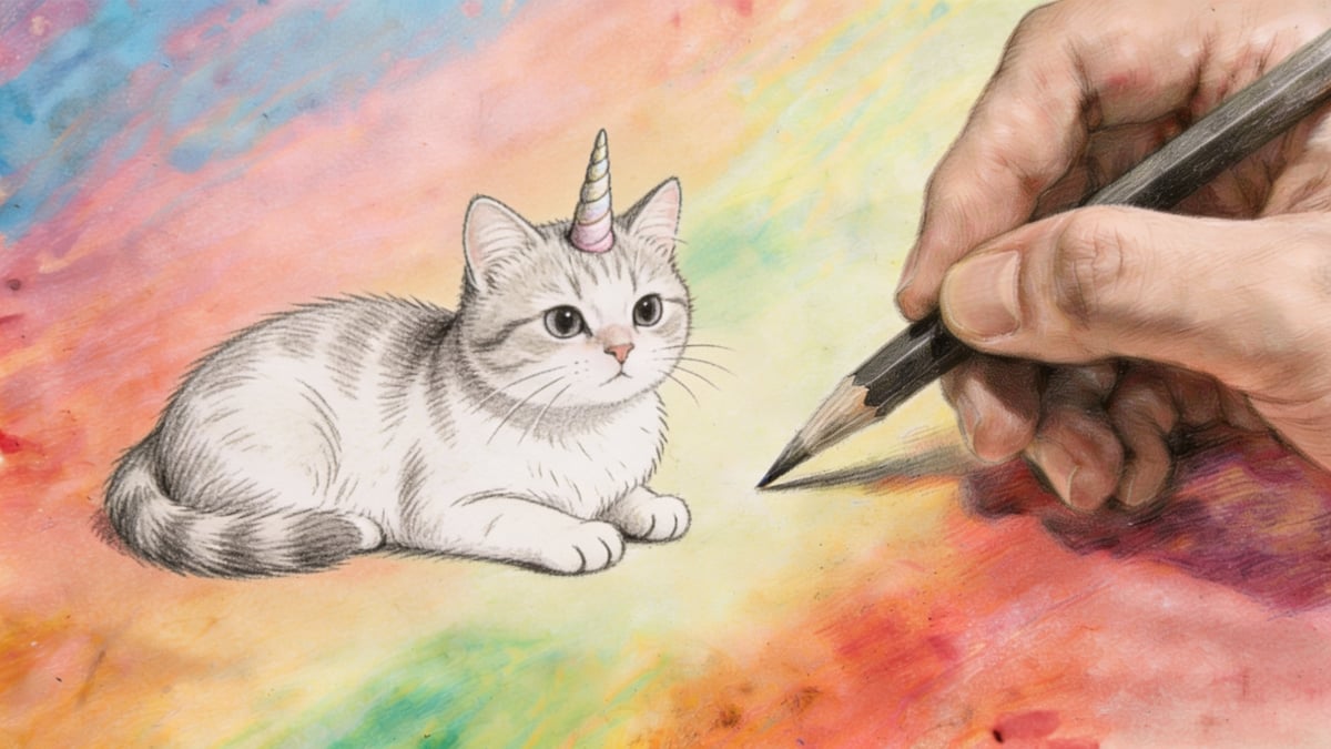 Aprende a desenhar  gaticórnios
