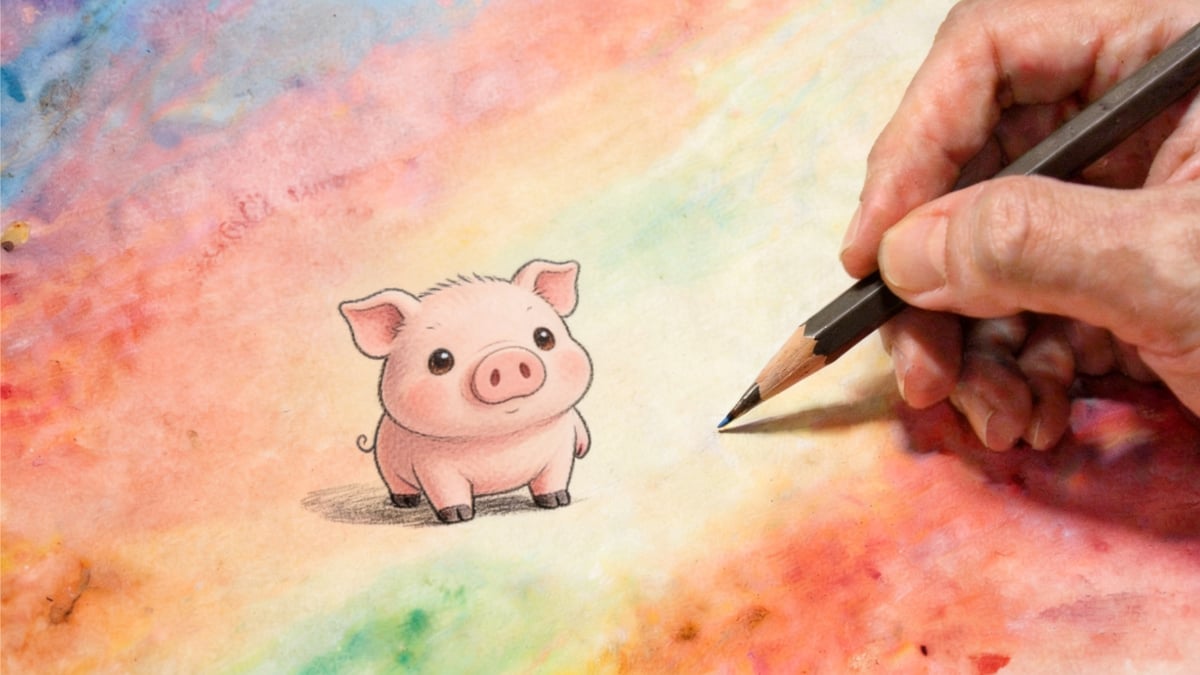 Aprende a desenhar porcos