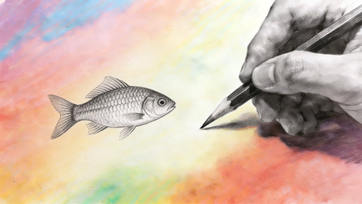 Aprende a desenhar  peixes