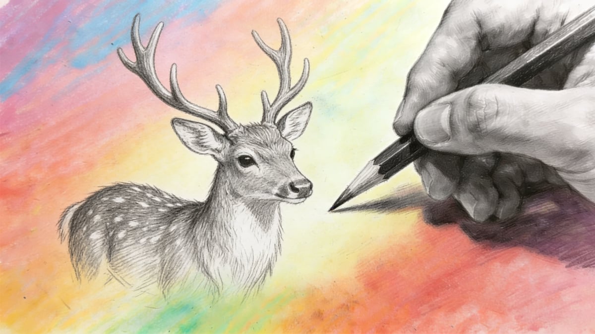 Aprende a desenhar renas