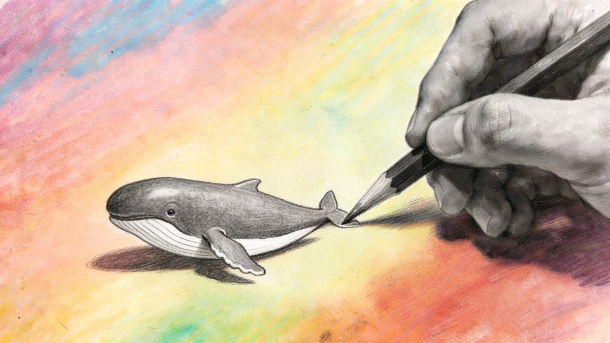 Aprende a desenhar tubarão
