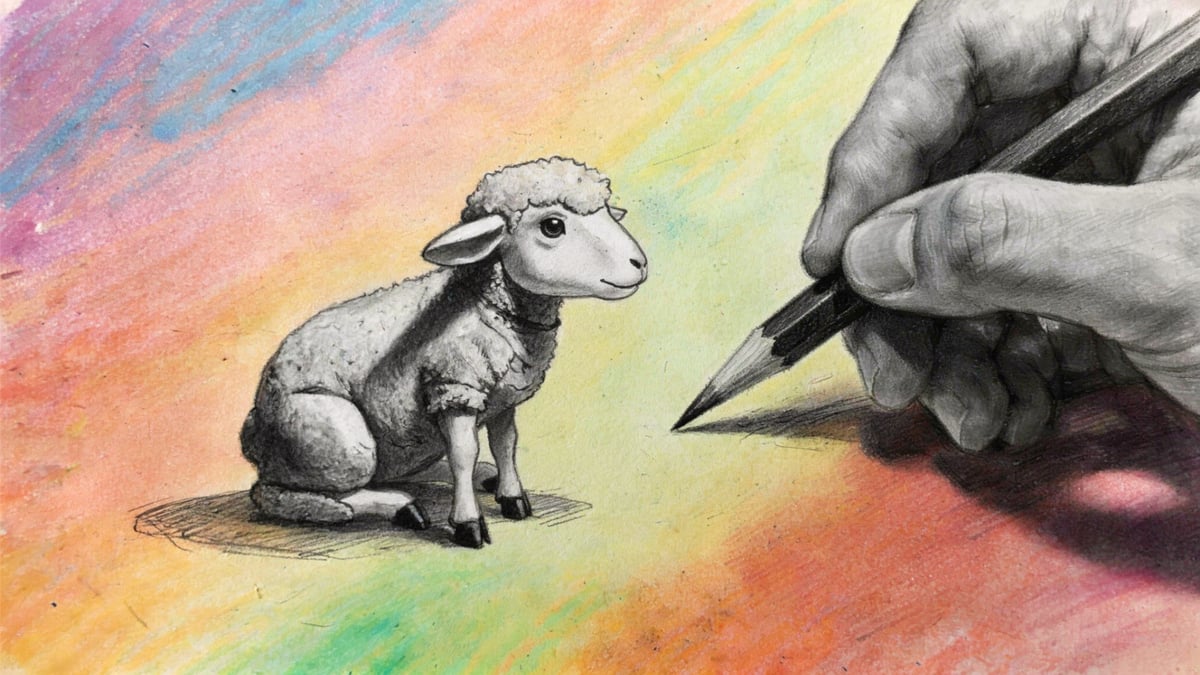 Aprende a desenhar ovelhas