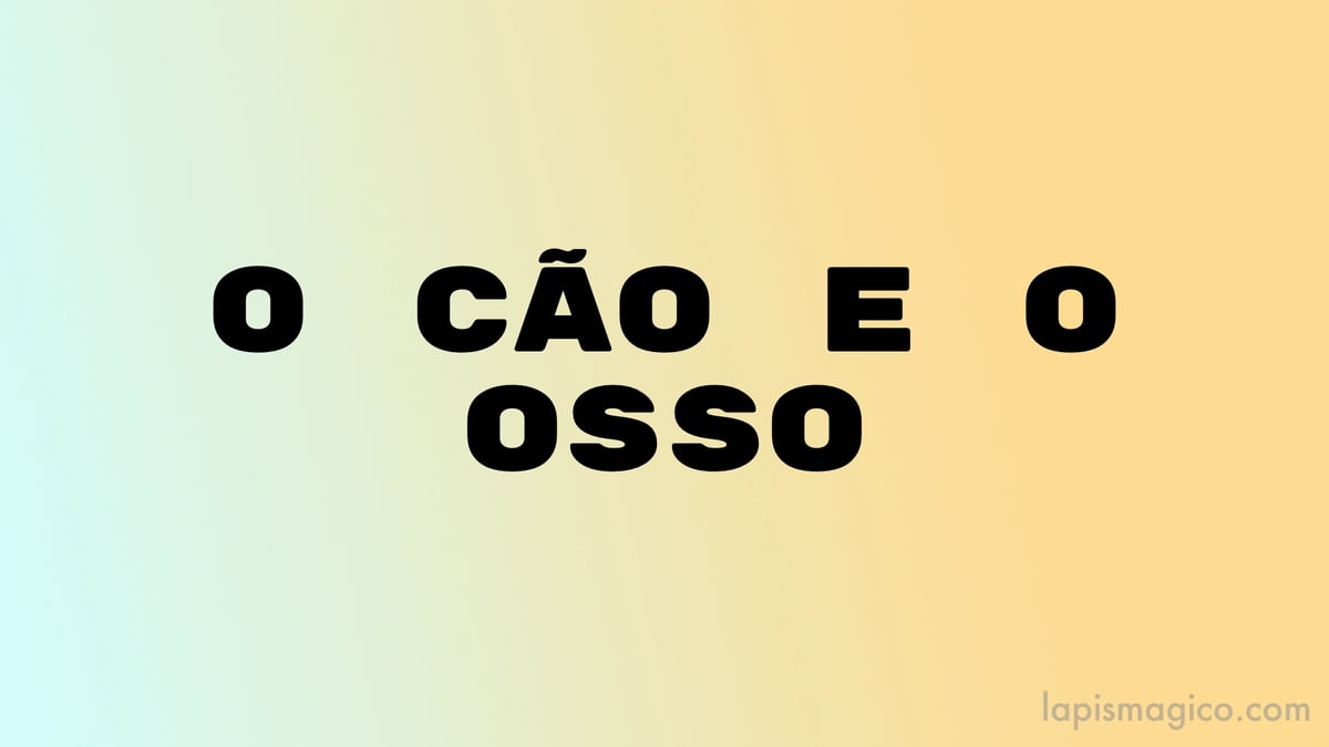 O cão e o osso, fábula adaptada de Esopo