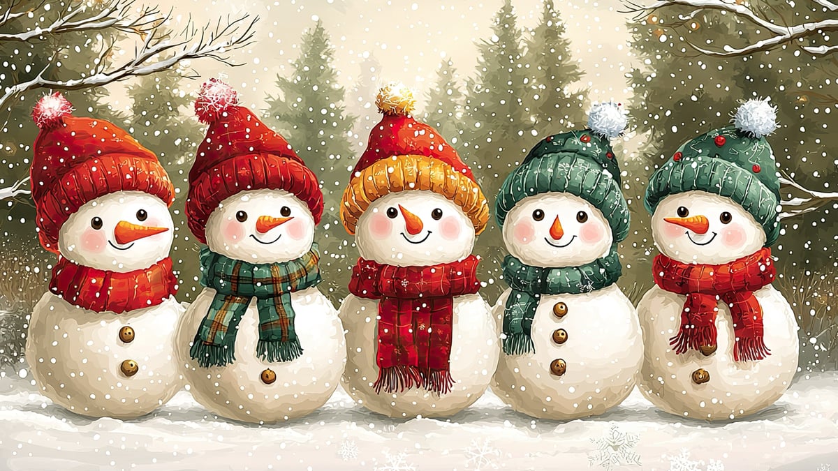 Bonecos de Neve Generosos, história infantil
