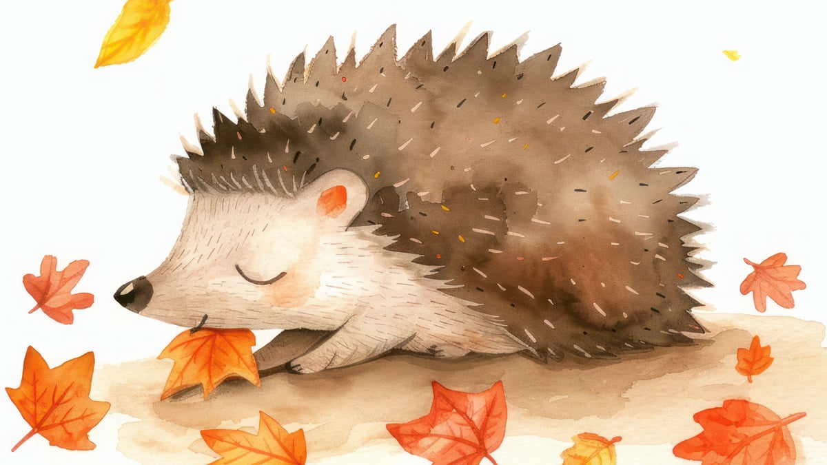 O Ouriço Comilão, história infantil original de Ana Filipa Silva