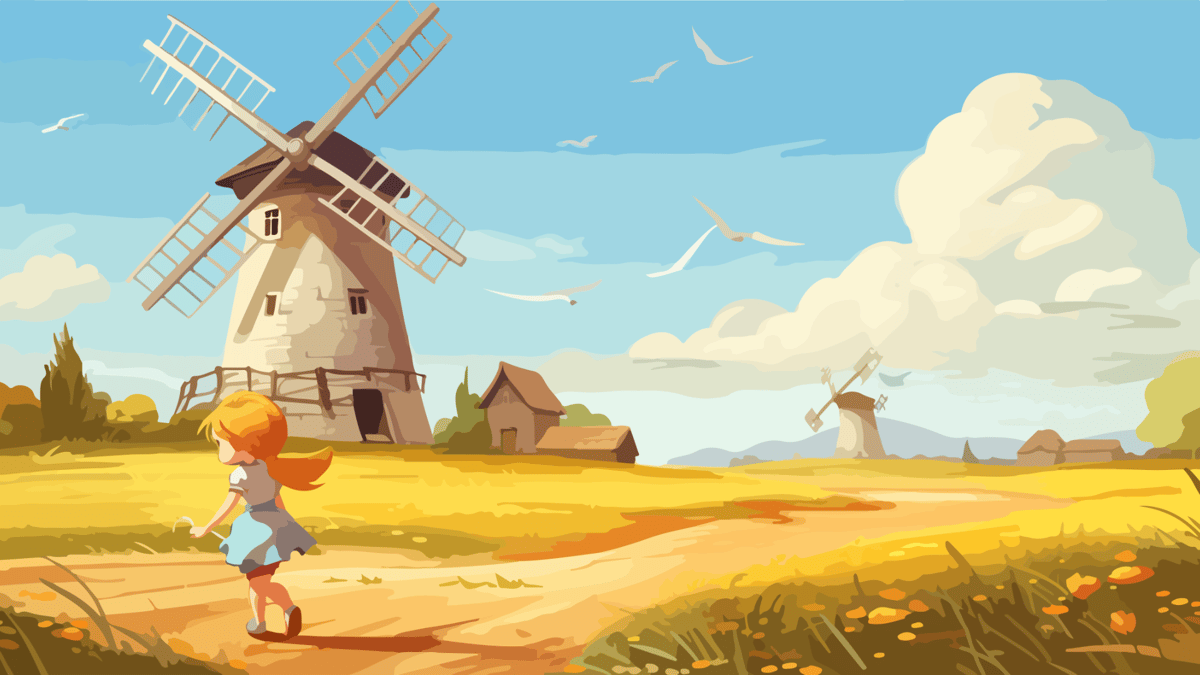 O Moinho de Café, a Bandeja e o Bastão, conto tradicional