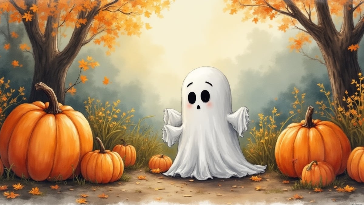 O Fantasma  Medroso - um conto assustador