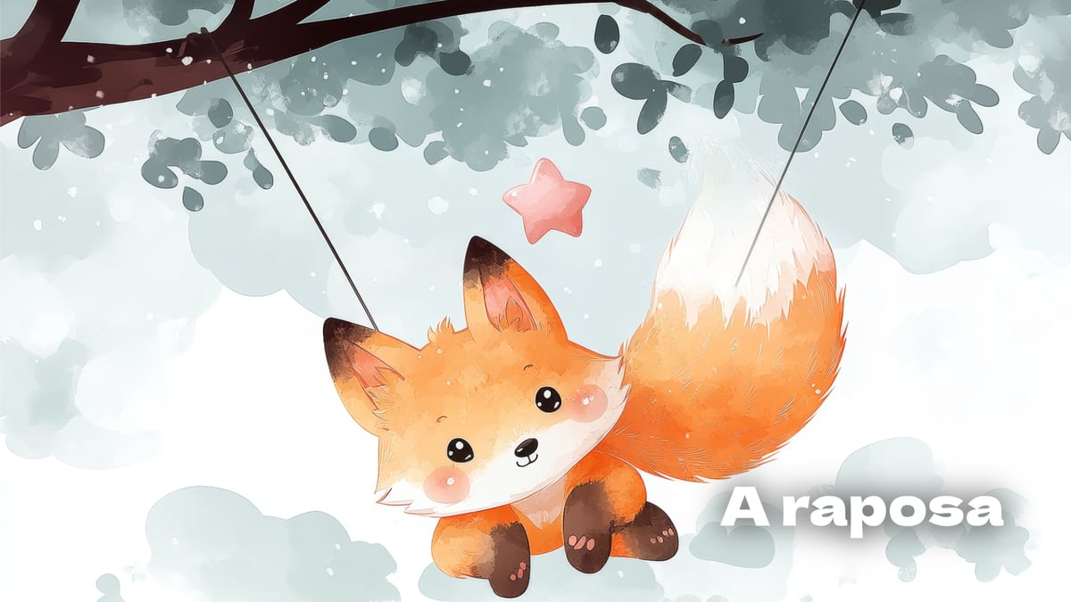 A raposa, lengalenga para crianças