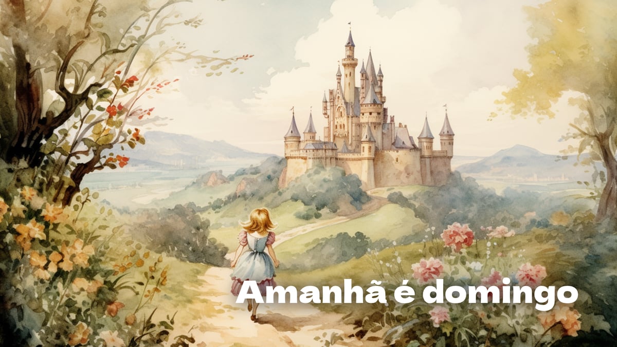 Amanhã é domingo, lengalenga em três versões