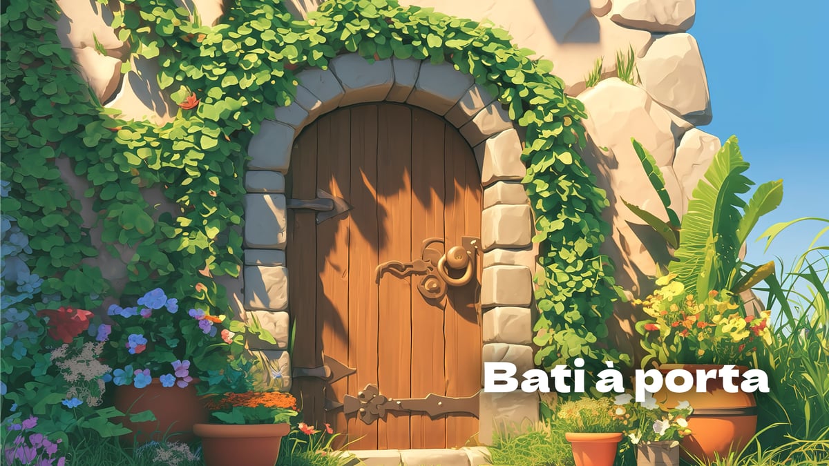 Bati à porta, lengalenga para crianças