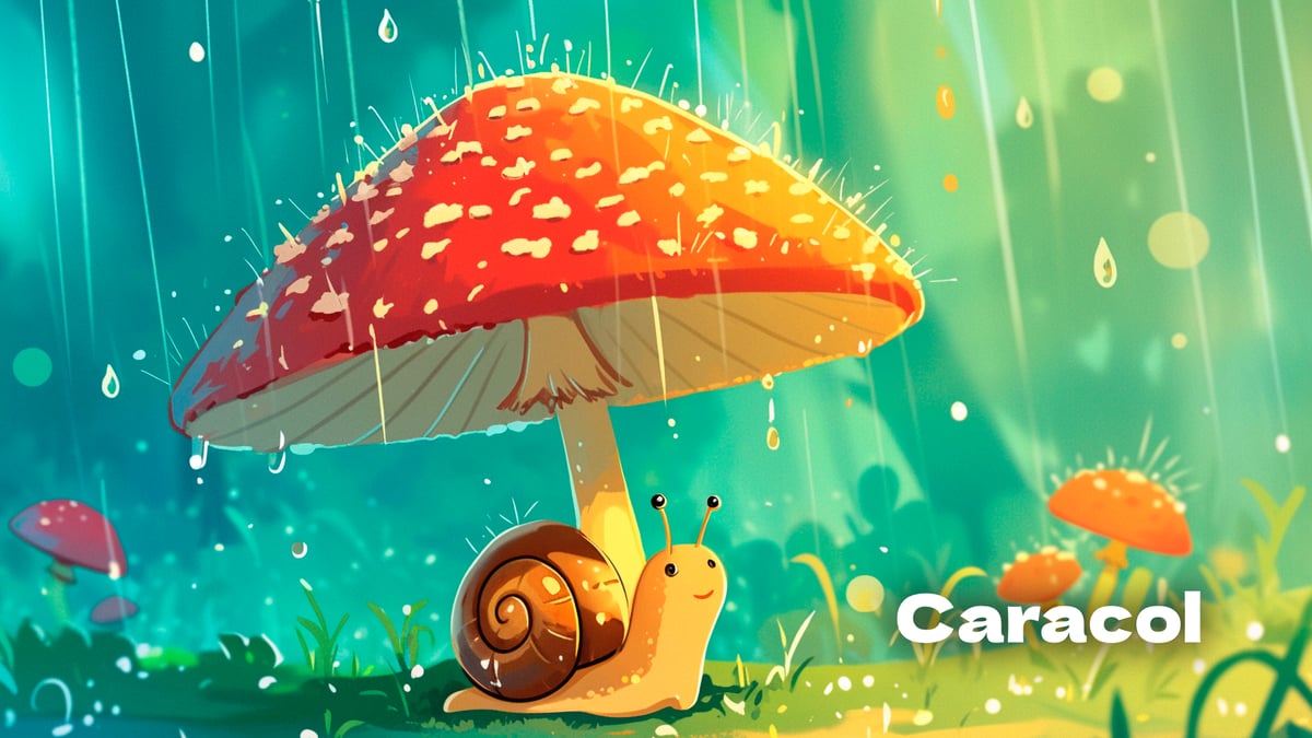 Caracol, lengalenga para crianças em duas versões