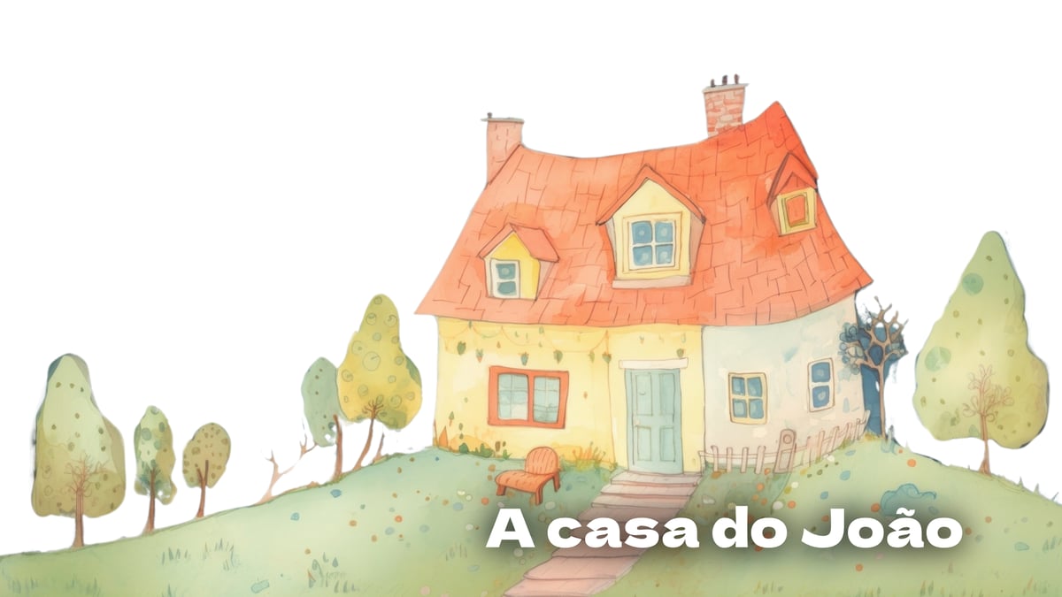 A casa do João, lengalenga simples para crianças