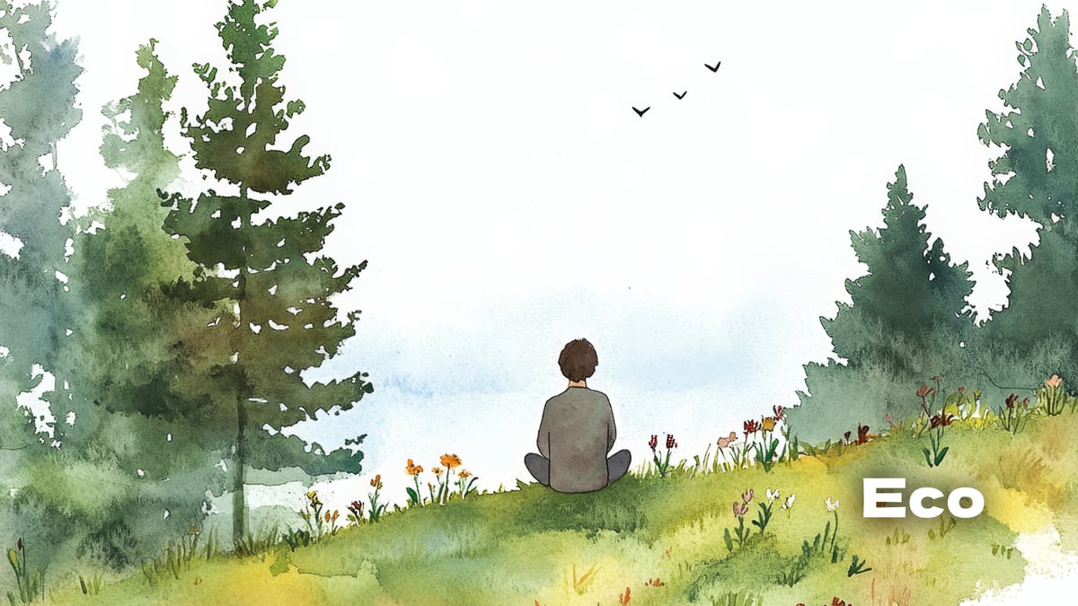 Eco, lengalenga simples para contar às crianças