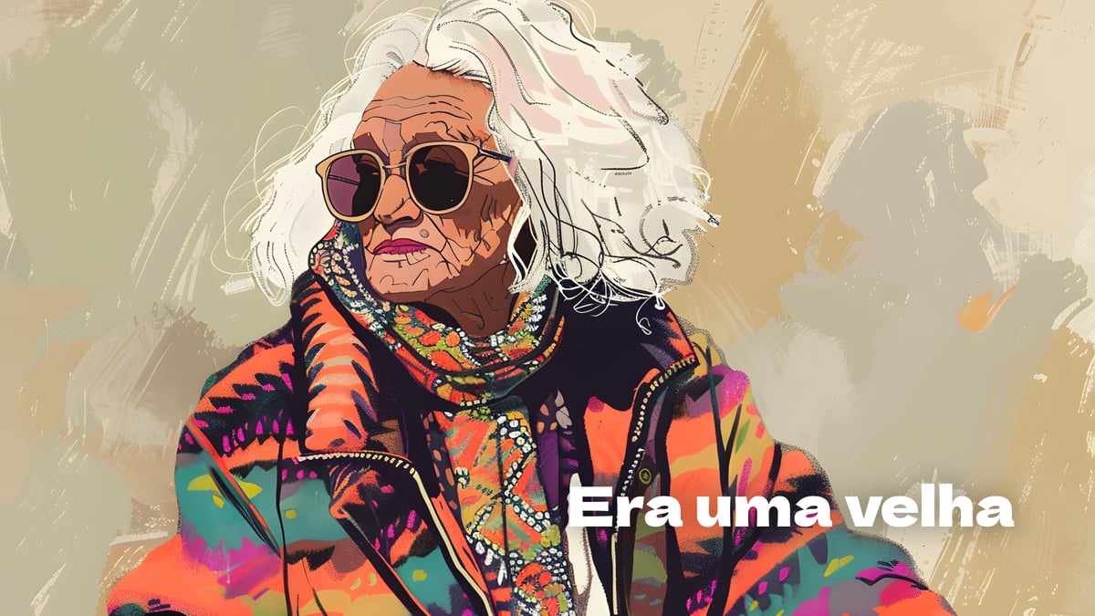 Era uma velha, legalenga simples para crianças