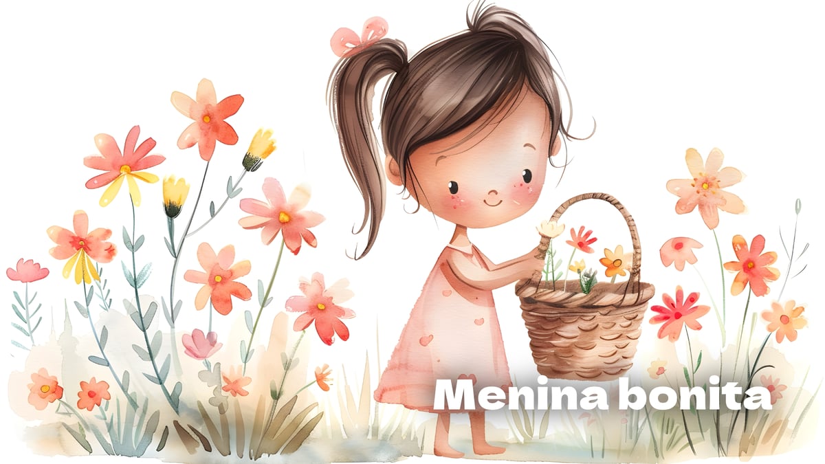 Menina Bonita, lengalengas para crianças