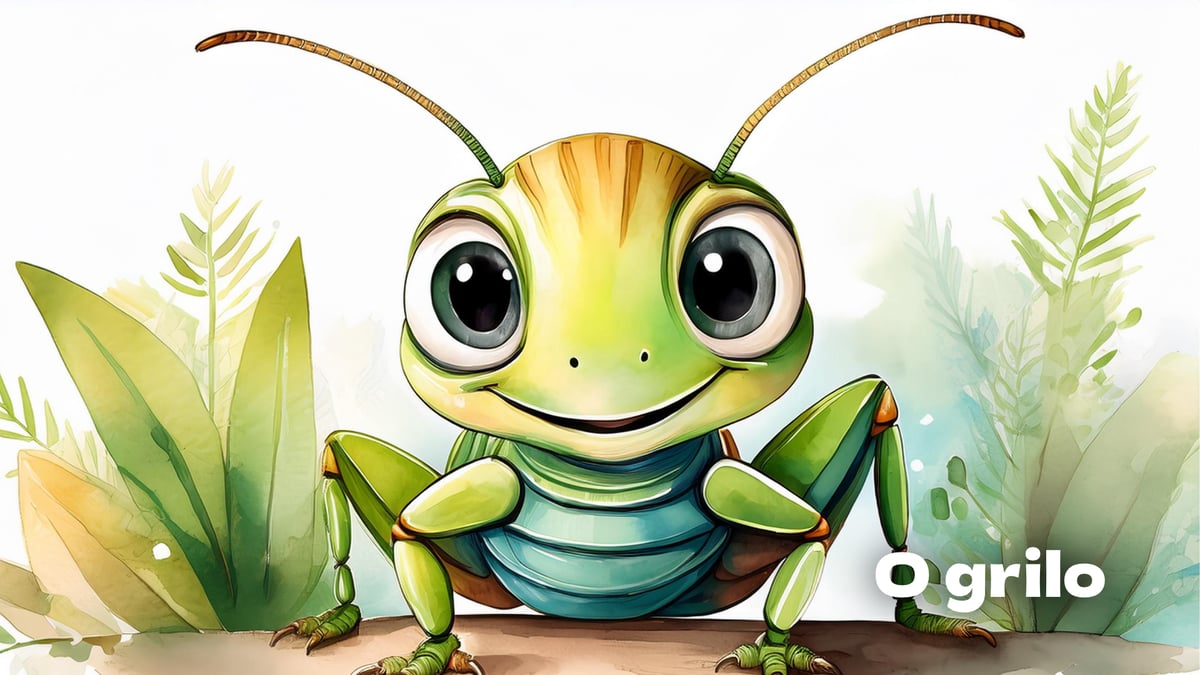 O grilo é uma lengalenga fácil de decorar