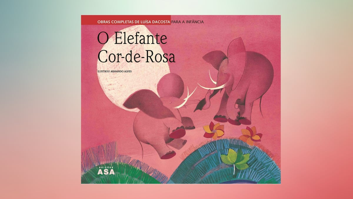 O Elefante Cor-de-Rosa, livro para crianças de Luísa Dacosta