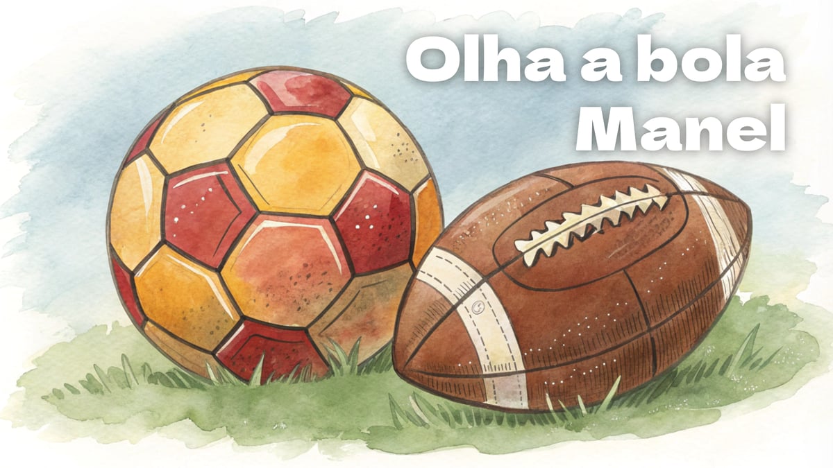 Olha a bola Manel, música e letra