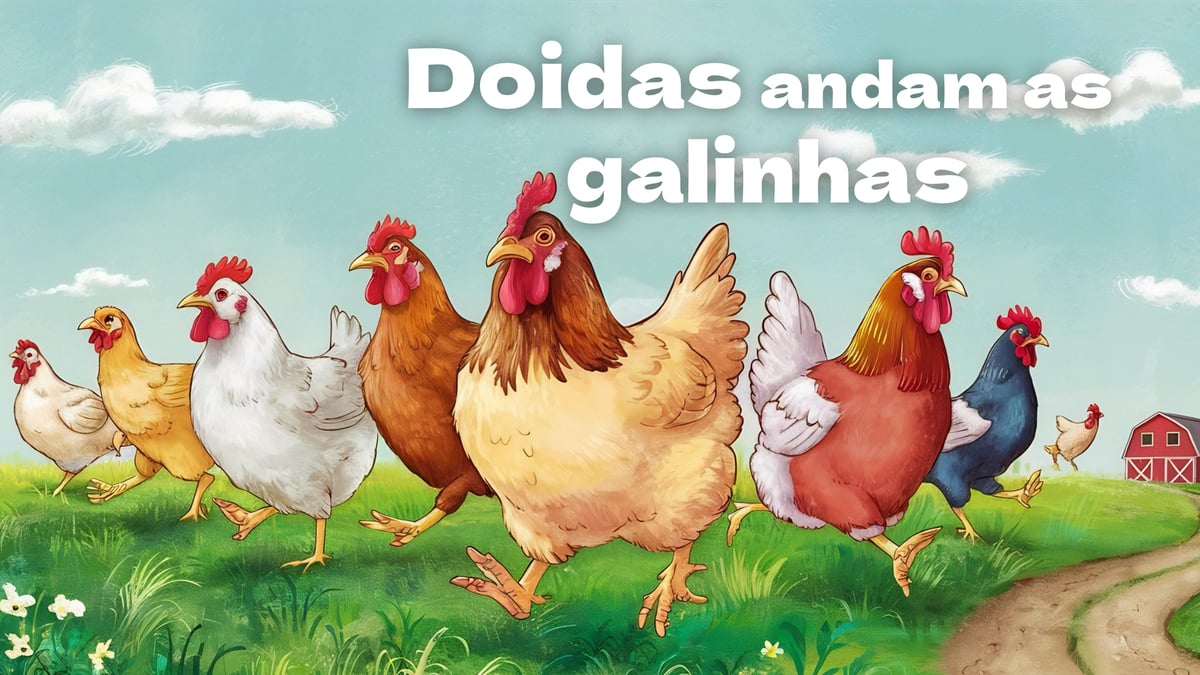 Doidas andam as galinhas, música e letra