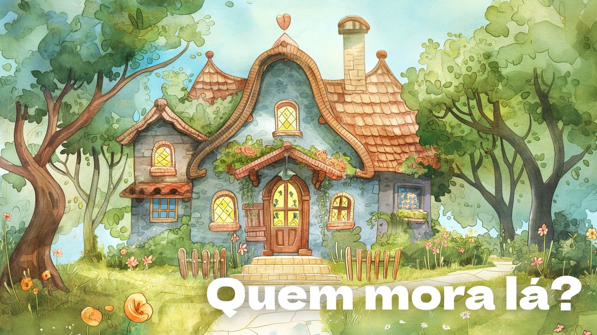 Quem mora lá?, música e letra de Páscoa