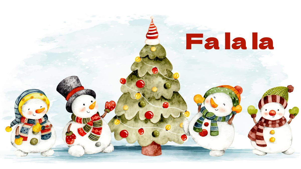 Canção Fa la la la, música e letra