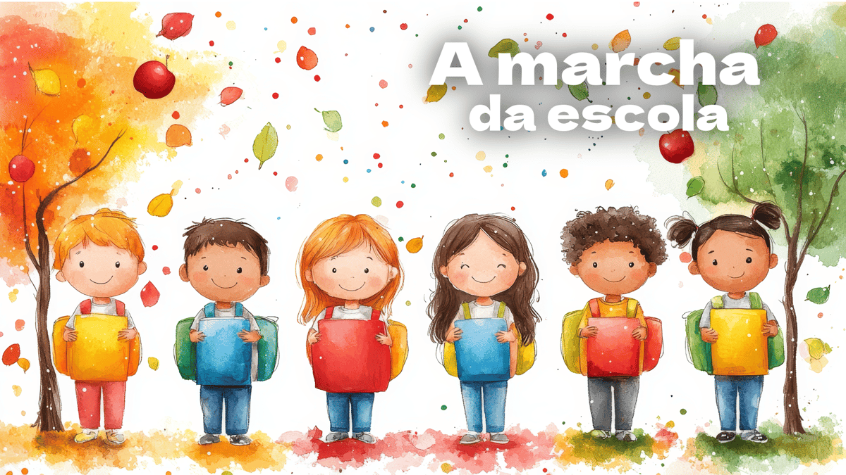 A Marcha da Escola (marcha popular), música e letra