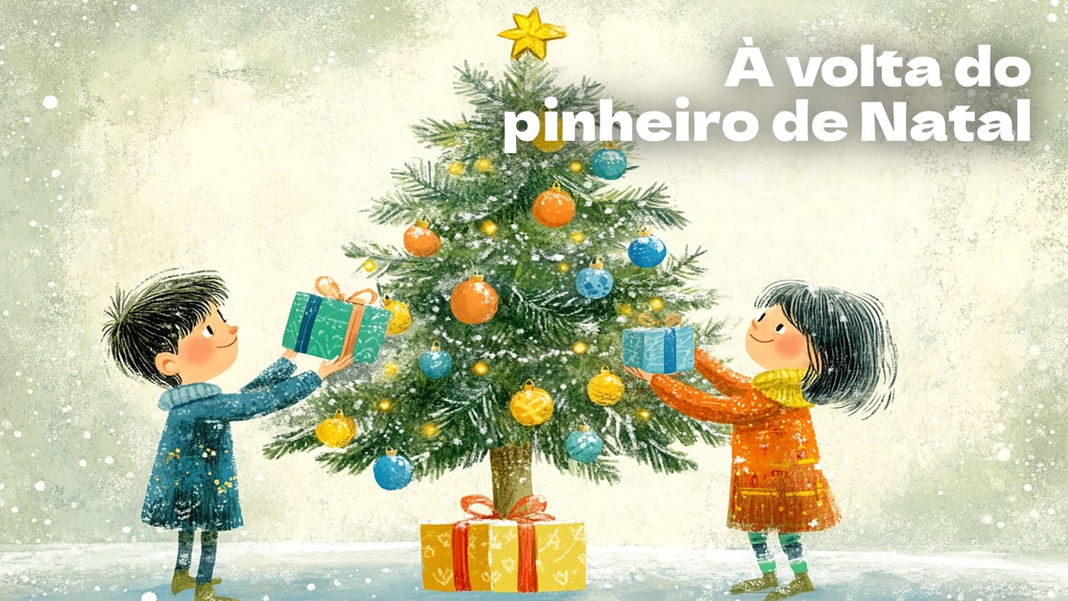 À volta do pinheiro de Natal! (música e letra)