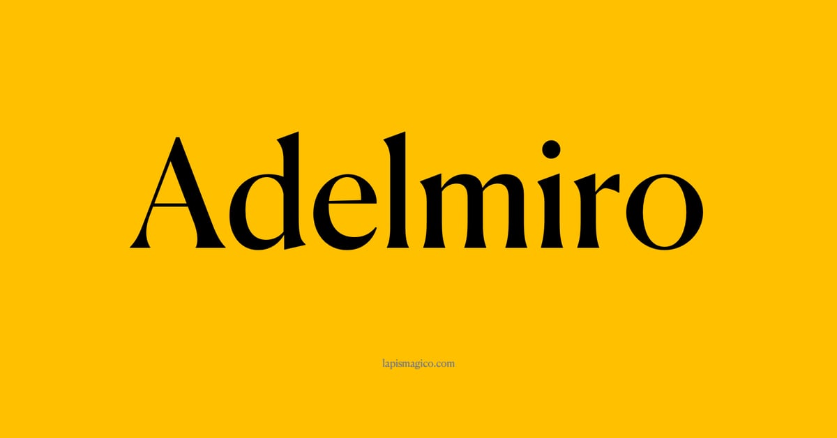 Nome Adelmiro, ficha divertida com pontilhado para crianças