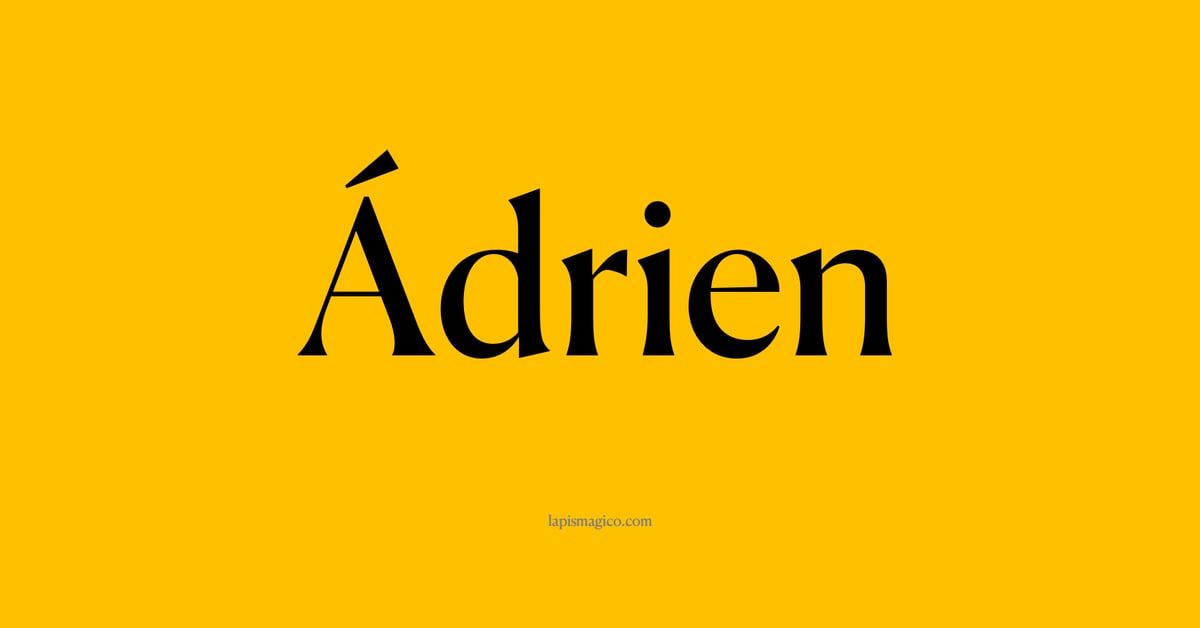 Nome Ádrien, ficha divertida com pontilhado para crianças