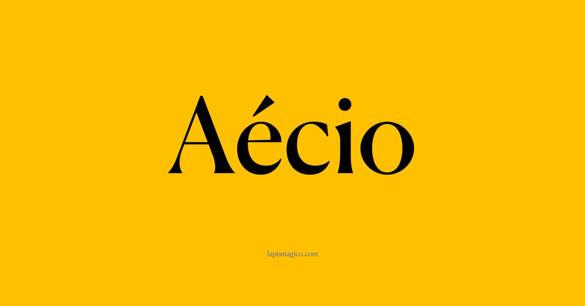Nome Aécio, ficha divertida com pontilhado para crianças