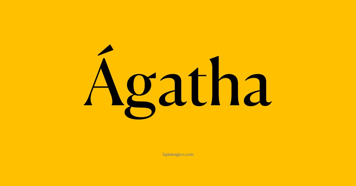 Nome Ágatha, ficha divertida com pontilhado para crianças