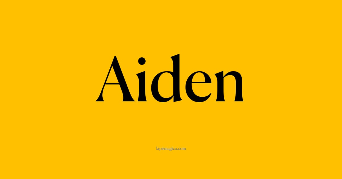 Nome Aiden, ficha divertida com pontilhado para crianças