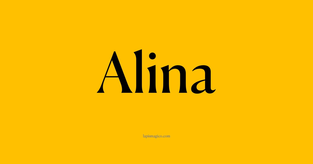 Nome Alina, ficha divertida com pontilhado para crianças